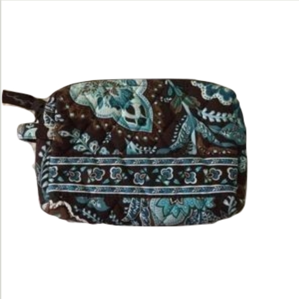 EUC Vera Bradley cosmetic bag, made in USA